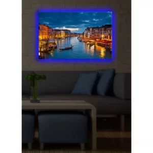 Image of 4570DACT-8 Multicolor Decorative LED Lighted Canvas Painting