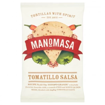 Image of Manomasa Tomatillo Salsa Tortilla Chips - 160g x 10
