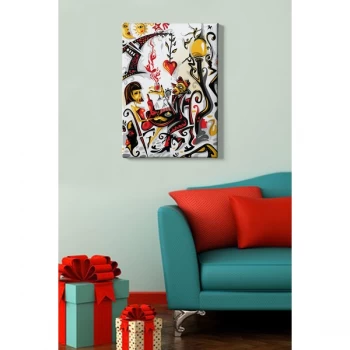 Image of Kanvas Tablo (50 x 70) - 145 Multicolor Decorative Canvas Painting