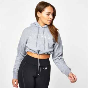 Image of USA Pro X Courtney Black Logo Hoodie - Grey