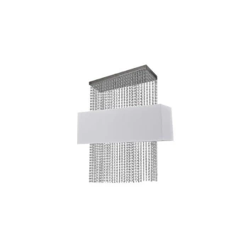 Image of Ideal Lux Phoenix - 5 Light Semi Flush Ceiling Light White, E27