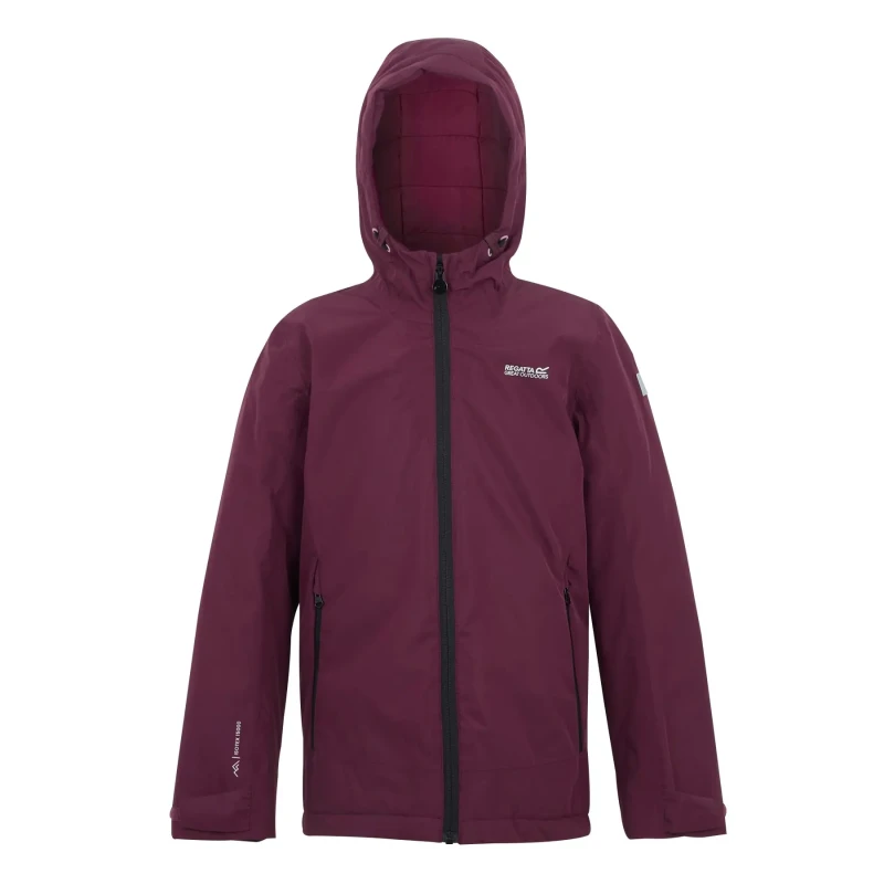 Image of Waterproof jacket for children Regatta Frelton Violet Unisex 7/8 ans