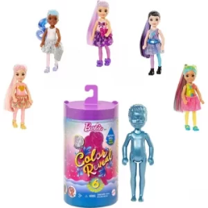 Image of Barbie Chelsea Shimmer Series Colour Reveal Doll (1 At Random)