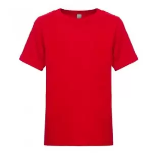 Image of Next Level Childrens/Kids Short-Sleeved T-Shirt (S) (Red)