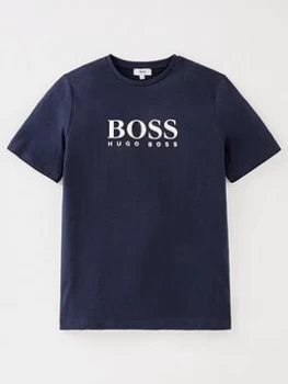 Image of Hugo Boss Classic Short Sleeve T-Shirt Navy Size 14 Years Boys