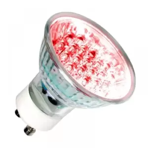 Image of Deltech 1.2W LED GU10 Red - DL-9021R