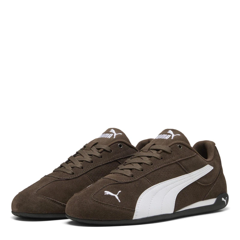 Image of Puma Puma Replicatch Womens Trainers Brown/White female 6 (39)