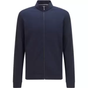 Image of Boss Skiles Full Zip Sweatshirt - Blue