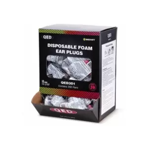 Image of 301 Foam Disposable Ear Plugs (200 Packs) - QED