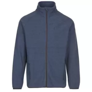 Image of Trespass Mens Talkintire Fleece Jacket (M) (Smokey Blue)