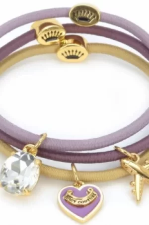 Image of Juicy Couture Jewellery Charmy Elastics Hair Elastics JEWEL WJW751-541
