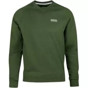 Image of Barbour International Essential Crew Neck Sweatshirt - Green