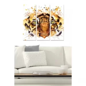 Image of MDF320915006 Multicolor Decorative MDF Painting (3 Pieces)