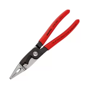 Image of Knipex 13 81 200 Pliers for Electrical Installation Plastic Coated...