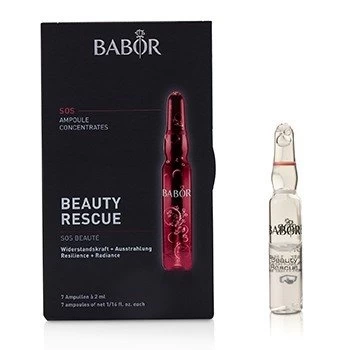 Image of Babor Ampoule Concentrates SOS Beauty Rescue (Resilience + Radiance) 7x2ml/0.06oz