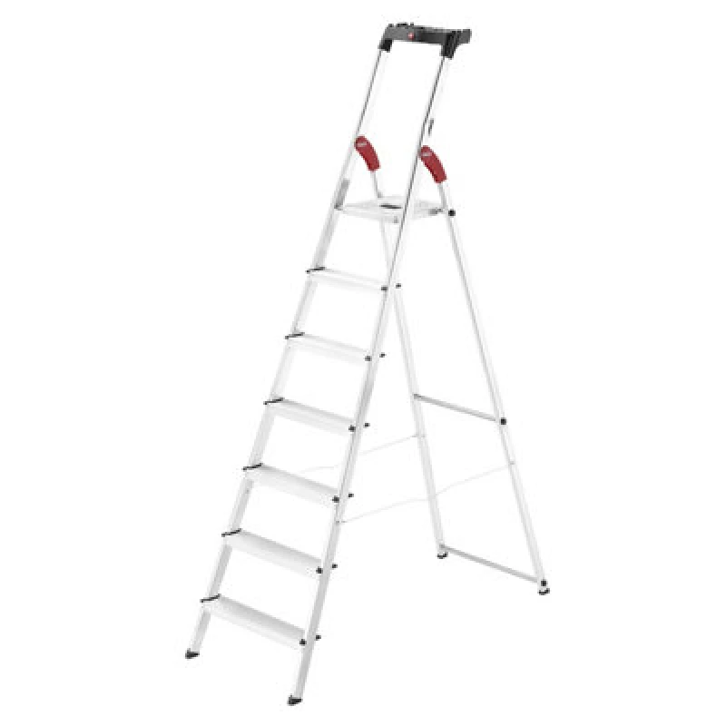 Image of Hailo L60 Aluminium Step Ladders - 7 Treads