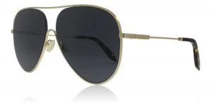 Image of Victoria Beckham Loop Navigator Sunglasses Gris Fonce C03 62mm