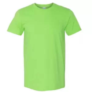 Image of Gildan Mens Short Sleeve Soft-Style T-Shirt (M) (Lime)