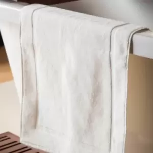 Image of Belledorm Hotel Madison 100% Turkish Cotton Bath Mat, Ivory