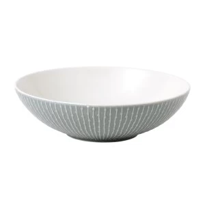 Image of Royal Doulton Hemingway Design Grey Serving Bowl Grey