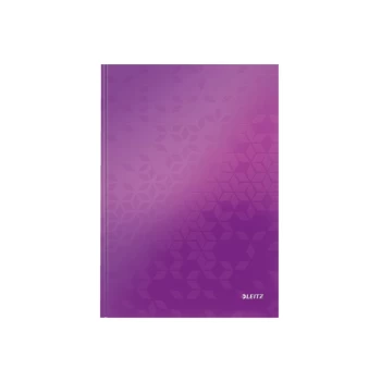 Image of WOW Notebook A4 Ruled with Hardcover 80 Sheets. Purple - Outer Carton of 6