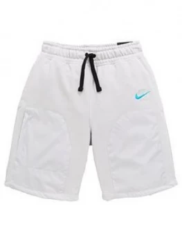Image of Nike Older Boys Air Shorts - Grey/Blue