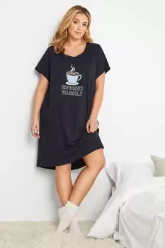 Image of Espresso Yourself' Slogan Nightdress