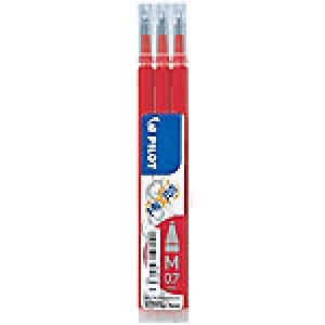 Image of Pilot FriXion BLS-FR7 Rollerball Pen Refill 0.7mm Red 3 Pieces