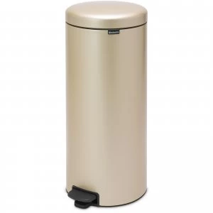 Image of Brabantia New Icon 30 Litre Pedal Bin - Champagne