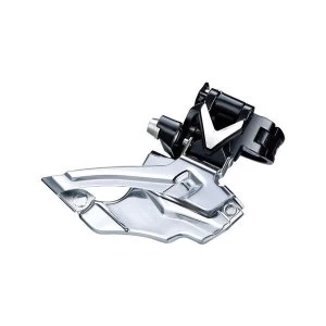 Image of Microshift XCD CNC MTB Double Front Derailleur 10S Silver