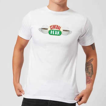 Image of Friends Central Perk Mens T-Shirt - White - XS