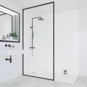 Image of Multipanel Classic Bathroom Wall Panel Hydrolock 2400 X 598mm White Snow