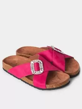 Image of Joe Browns Daydream Island Buckle Sandals Hot Pink, Size 7, Women