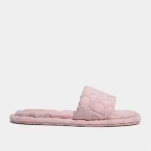 Image of Coach Bridgett Terry Cloth Sliders - UK 3