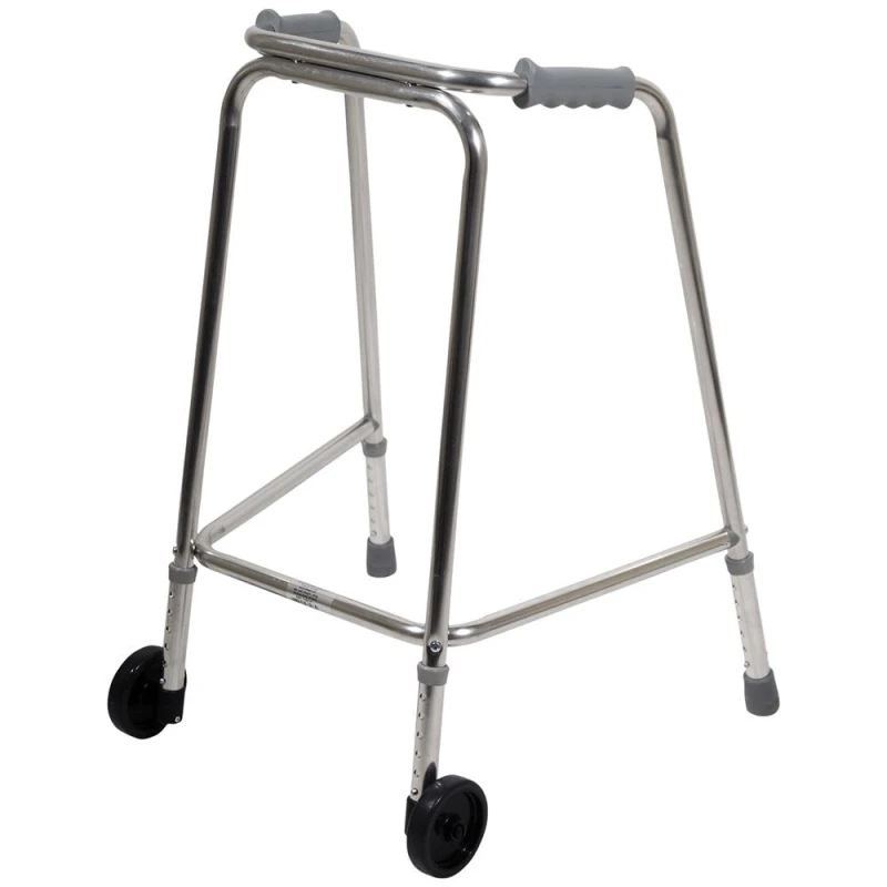 Image of Loops Lightweight Aluminium Wheeled Walking Frame 690 to 790mm Adjustable Height Small Multi