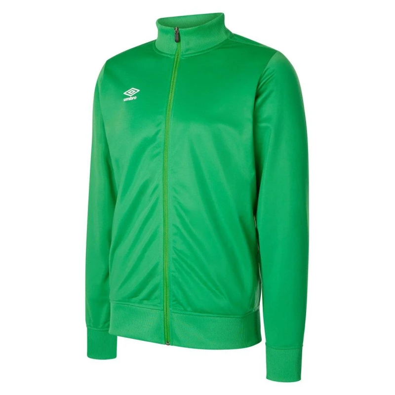 Image of Umbro Umbro Men Club Essential Jacket in Emerald Size: Small Emerald S Male 5063238734265