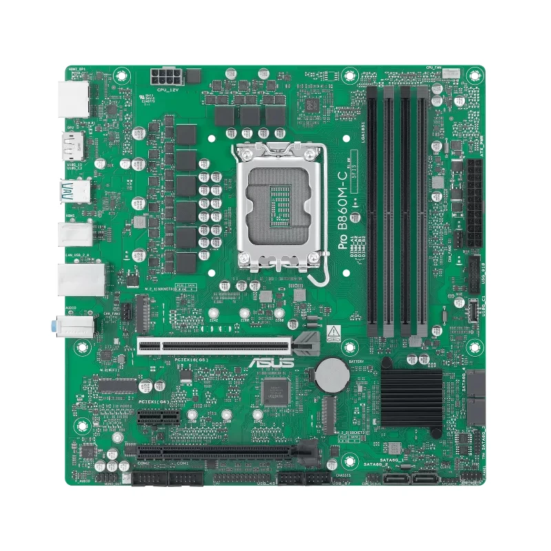 Image of ASUS PRO B860M-C-CSM Intel B860 LGA 1851 (Socket V1) micro ATX