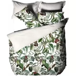 Image of Linen House Wonderplant Duvet Cover Set (Single) (Multicoloured) - Multicoloured