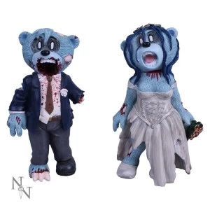 Image of Bride and Groom Bad Taste Bears Statue