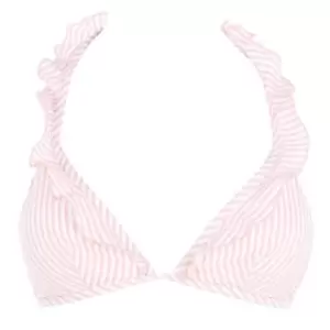 Image of Tommy Bodywear Frill Bikini Top - Pink
