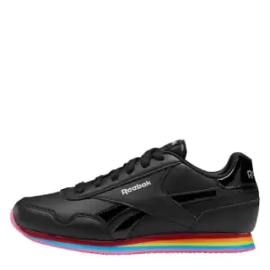 Image of Reebok Royal CL Jog 3 Shoes - Core Black / Core Black / Silv