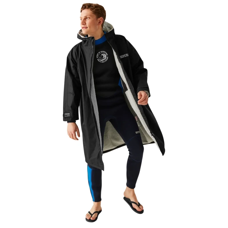 Image of Regatta Waterproof Changing Robe Black L/XL