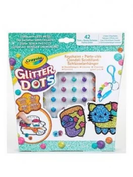 Image of Crayola Glitter Dots Sparkle Friends Keychain