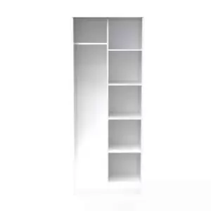 Image of Welcome Furniture Cuba Tall Open Wardrobe - White Matt