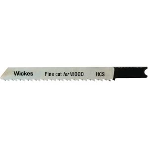 Image of Wickes Universal Fine Cut Jigsaw Blade for Wood Pack 5