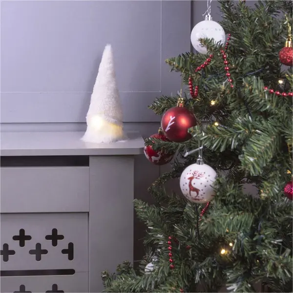 Image of Christmas Light Up Gonk Nordic Style Xmas Decoration with LED Nose - Bjorn 220x100x100mm ELV-649083