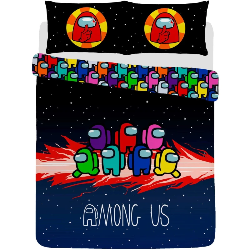 Image of Among Us Double Duvet Cover Merchandise unisex One Size