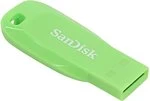Image of SanDisk 64GB Cruzer Blade USB 2.0 Flash Drive - Electric Green (SDCZ50C-064G-B35GE)