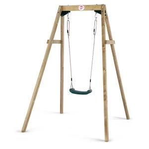 Image of Plum Wooden Single Swing Set