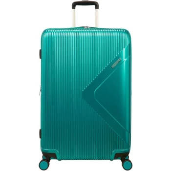 Image of American Tourister Modern Dream Stardust Cabin Hard Spinner Emerald Green Suitcase